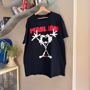 Vintage Black Pearl Jam Band Shirt